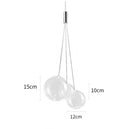 GobekUsa Bubble Glass Pendant Light: Stylish Nordic Home Decor Lighting
