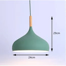 Nordic Industrial Colorful Metal Pendant Light