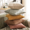 GobekUsa Cotton Linen Pillow Cover Set for Home Decor