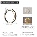 GobekUsa LED Outdoor Moon Wall Lamp Waterproof Modern Minimalist Sconce for Courtyard Balcony