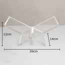 GobekUsa Acrylic Bookshelf Marble Base Organizer Modern Home Decor Shelf Magazine Holder