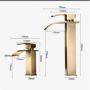 GobekUsa Bronze Basin Faucet: Hot & Cold Water Mixer Tap for Bathroom Sink