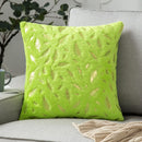 GobekUsa Bronzed Feather Style Plush Pillowcase - Festive Home Decor