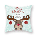 GobekUsa Christmas Santa Elk Pillowcase 45x45cm for Sofa Chair Decor
