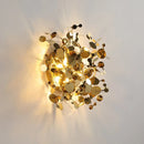 GobekUsa Leaf Sequin Ceiling Chandelier for Modern Living Room, Restaurant, Bar, or Dining Table