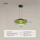 Nordic Glass Pendant Light in Green or Gray