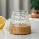 GobekUsa Glass Cocktail Cups Set, Pink Juice & Water Cup, Nordic Style Design