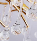GobekUsa Elegant Gold Crystal Chandelier for Modern Luxury Living Spaces