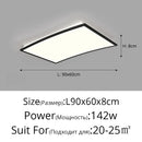 GobekUsa LED Ceiling Lights: Minimalist Square Design for Bedroom, Living Room, Dining Room Lighting