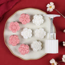 GobekUsa 3D Cherry Blossom Mooncake Mold for Mid-autumn Festival Baking