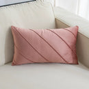 GobekUsa Hand Pleat Embroidered Cushions 30x50/45x45cm Beige Pink Nordic Style Pillowcase
