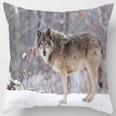 GobekUsa Animals World Tiger Lion Pillow Case for Cute Home Decor in Sofa Living Room