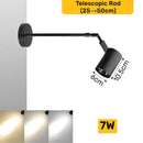 GobekUsa Adjustable LED Wall Lamp for Modern Industrial Living Room, Bedroom & Gallery