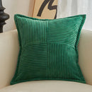 GobekUsa Corduroy & Boho Striped Pillow Covers - Broadside Decorative Throw Pillow Case