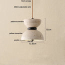 GobekUsa LED Pendant Lamp Aluminum Modern Hanging Light Fixture