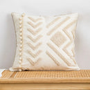 GobekUsa Lace Tassel Cushion Tufted Sofa Pillowcase for Office Chair Pad