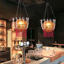 GobekUsa Basketball Pendant Light: Creative Decorative Chandelier for Restaurant, Cafe, Bedroom.