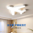 GobekUsa Kids Room Ceiling Lamp Full Spectrum Eye Protection Cream Wind Airplane Light