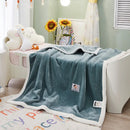 GobekUsa Kids Flannel Nap Blanket - Lightweight & Cozy Single Bed Cover