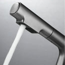 GobekUsa Brass Basin Faucet: Pull Out, Hot & Cold Mixer, 360° Lift, Bathroom Sink Tap