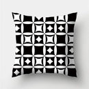 GobekUsa Geometric Stripes Pillowcase 45x45cm Polyester Cushion Cover for Living Room