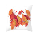 GobekUsa Autumn Maple Leaves Pillow Cases Short Plush Cushion Cover Sofa Pillowslip