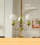 GobekUsa Cream Style LED Chandelier for Bedroom, Living Room, Dining Room