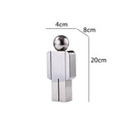 GobekUsa Crystal Man Statue Glass Figure Sculpture Home Decor Ornaments