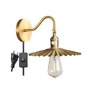 GobekUsa Adjustable Copper Wall Sconce Edison Lamp LED - Modern Bedroom Bathroom Light