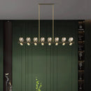 GobekUsa Crystal Chandelier Luxury Pendant Light for Living and Dining Room
