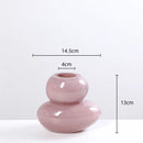 GobekUsa Geometric Glass Vase Stackable Terrarium Home Decor Flower Arrangement Holder