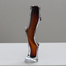 GobekUsa Glass Vase Branch Fork Shape Thick Bottle Floral Arrangement Terrarium