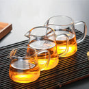 GobekUsa Glass Tea Pot Set with Infuser - Heat-Resistant Teapot & Fair Cup - Puer Tea Brewing Kit