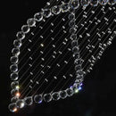 GobekUsa Crystal Chandelier: Modern LED Staircase Light Fixture for Villa Hall