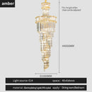 GobekUsa Crystal Chandelier | French Simple Design for Dining Room, Living Room, and Master Bedroom