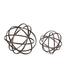 GobekUsa Geometric Sphere Pendant Metal Figurine Home Decor Accessory