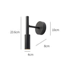 GobekUsa Adjustable Indoor LED Wall Lamp Spotlight Fixture, Aluminum, Rotatable 350°