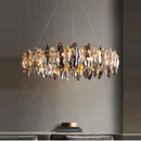 GobekUsa Crystal LED Chandelier: Modern Luxury Indoor Hanging Lamp, Living Room Decor
