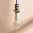 GobekUsa LED Wooden Pendant Light: Nordic Design, Kawaii Bedroom Decor Fixture