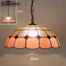 GobekUsa Diamond Square Stained Glass Pendant Light for Home Decor and Lighting