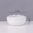 GobekUsa Golden Edge Succulent Flower Pot Vase - Indoor Ceramic Planter Pot
