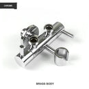 GobekUsa Brass Bidet Shower Head with Double Outlet Angle Valve