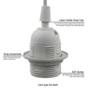 GobekUsa Decorative Lamp Cord with Dimmer Switch and E14 E27 Socket