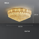 GobekUsa K9 Crystal Gold Chandelier Lighting for Living Room