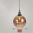 GobekUsa Glass Ball Pendant Lights for Modern Dining Room, Kitchen, and Living Room