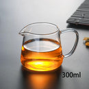 GobekUsa Glass Tea Pot Set with Infuser - Heat-Resistant Teapot & Fair Cup - Puer Tea Brewing Kit
