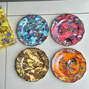GobekUsa Jungle Flower Bone China Dining Plates Set - Kitchen Tableware Dinnerware