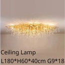 GobekUsa Crystal Branch Chandelier | Indoor Luxury Gloss Light for Living & Dining Room