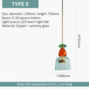 GobekUsa Glass Pendant Lights for Modern Living Spaces, Bedrooms, and Kitchens