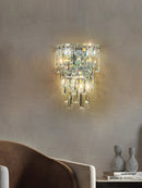 GobekUsa Crystal Wall Light: Elegant Luxury Night Lighting for Living Room, Bedroom, or Villa
